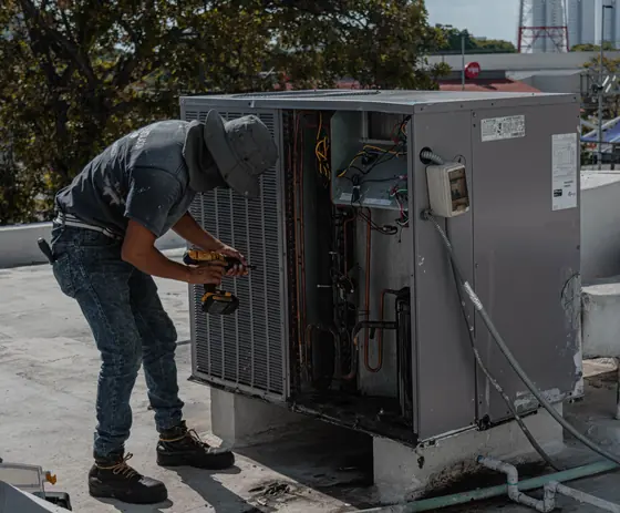 Rooftop AC service